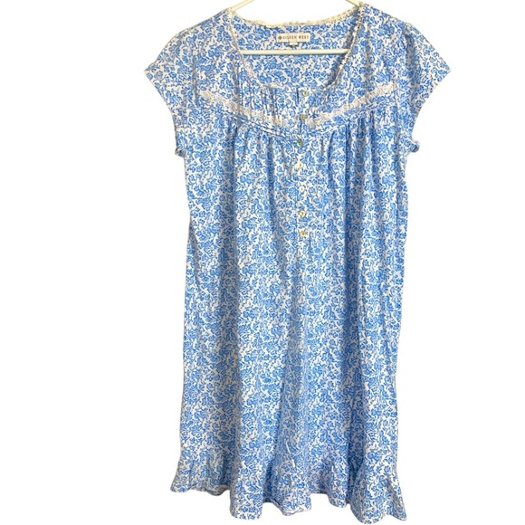 Eileen West nightgown, 100% lightweight flannel - Picture 1 of 8